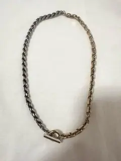 美品　BOTTEGA VENETA チェーンコンビネックレス　シルバー　925のサムネイル
