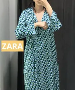 ZARA ロングシャツワンピース