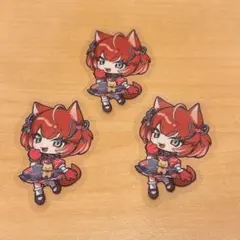 CR FES クリアステッカー 赤見かるび
