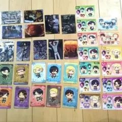 進撃の巨人　リヴァイ　エレン　カード　マグネットシート　ステッカー　まとめ売り