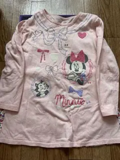 ミニーマウス 長袖カットソー 120サイズ