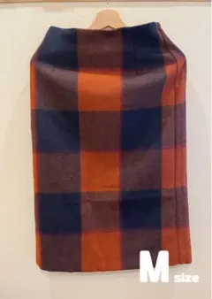 Mサイズ チェック柄タイトスカート