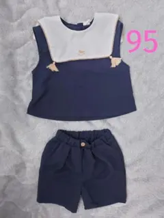 ★あんず様専用ページ★cottoli ネイビーセットアップ　95