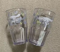 シナモロール　クリアカップ セット　サンリオ　割れにくい