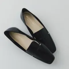 RODE SKO フラットローファー ブラックのサムネイル