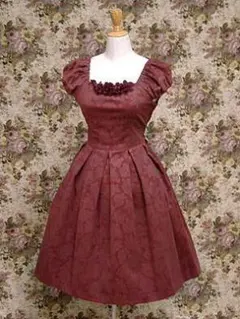 MaryMagdalene　メアリーマグダレン　ローズコーデュロイワンピース