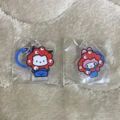 サンリオキャラクターズ　ミャクミャクなりきりアクリルチャーム　2個セット