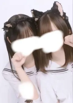 猫耳カチューシャ ファー素材 リボン付き