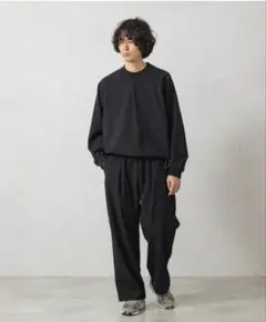 24AW lad musician ベロアワイドパンツ ダークグレー 44 - メルカリ