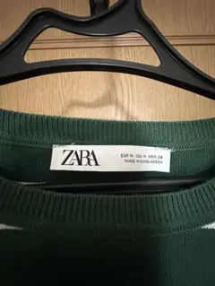 ZARA ストライプ クロップドニット Mサイズ