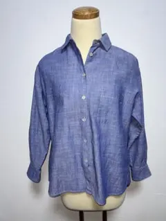 BARBAレディース シャンブレーシャツ 40 USEDのサムネイル
