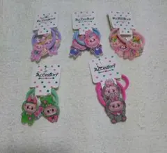 LABUBU ヘアゴム 5点セット