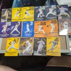 プロ野球 サイン入りトレーディングカードセット