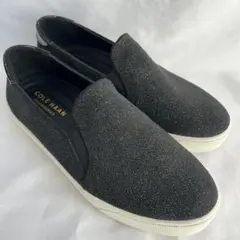 Cole Haan コールハーン スリッポン サイドゴア ラメ ブラック 23㎝
