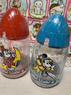 昭和レトロ  ディズニーキャラクター スペースグラス★ロケットグラス