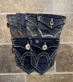 ⭐️EDWIN デニムフラップポケット 6枚 まとめ売り R⭐️