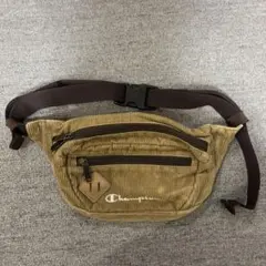Champion ボディバッグ カーキ コーデュロイ