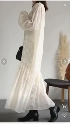 フラワーティアードワンピース（インナーSET）/オケージョン/結婚式