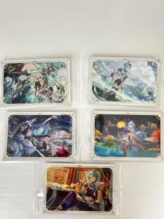 原神　ウエハースシール　放浪者　甘雨　エウルア　白朮