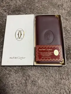 cartier ヴィンテージ 札入れ【未使用、美品】