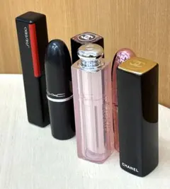 CHANEL LANCOME LUNASOL Dior リップ 4本セット - メルカリ