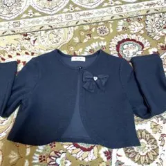 リボン付き黒ボレロ120