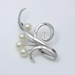 MIKIMOTO/ミキモト】 パール ブローチ 7P シルバー - メルカリ