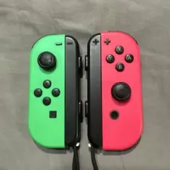Nintendo Switch Joy-Con コントローラー グリーン ピンク