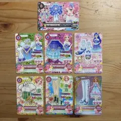 アイカツ　北大路さくら　姫里マリア　オーロラファンタジー7枚セット
