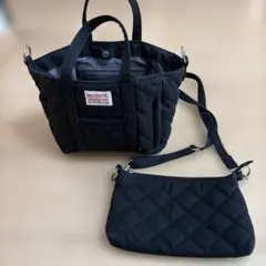 ROOTOTE キルティング 2WAY トートバッグ ブラックのサムネイル
