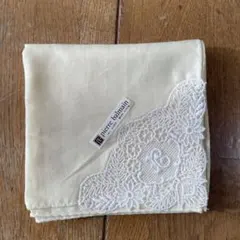 Pierre Balmain レース装飾ハンカチ