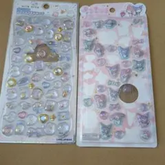 正規品うるちゅるポップシールマイメロ＆クロミ ジュエルプチドロップシール新品