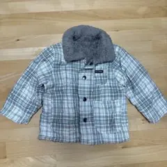 プティマイン　リバーシブルアウター　ブラウン