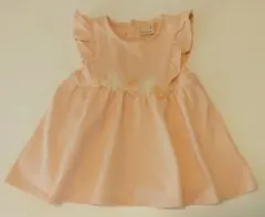 ピンク フラワー ワンピース80cm