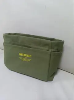 美品✨WEEKEIGHT バッグインバッグ カーキ