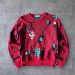 90s Kansai international 山本寛斎　漢字ニットサイズMのサムネイル