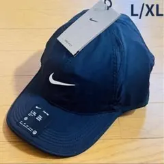 【新品】NIKE　ランニングキャップ　黒　ナイキ Dri-FIT 　L/XL