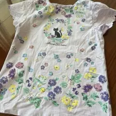 売り切りAnna Sui mini 花柄Tシャツ140