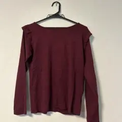 rps フリルスリーブ　バックリボン　カットソー