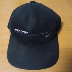 90sNike NIKETOWN キャップ 黒色