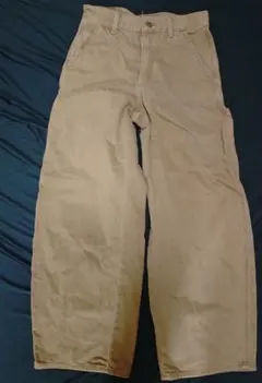 GU ワイドレッグペインターパンツ