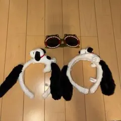 ユニバ　カチューシャ　サングラス
