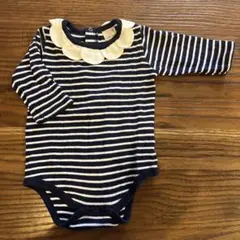 プティマイン　長袖　ロンパース 70 襟付き　女の子　70 ボディースーツ