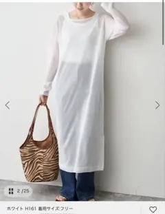 spick&span シアーニット 원피스