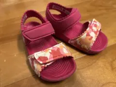 adidas ピンク カモフラージュ サンダル GK 25