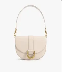 【新品未使用】CHARLES & KEITH ショルダーバッグ ホワイトのサムネイル