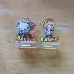 僕のヒーローアカデミア 爆豪勝己 上鳴電気 ミニアクリルスタンド