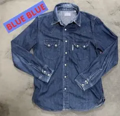【お買得】BLUE BLUEデニムシャツ 長袖　サイズ2(M相当)