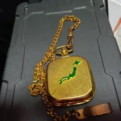 金色 懐中時計 ローマ数字訳電池切れ中古