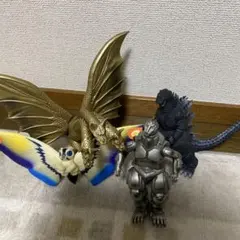ムービーモンスター　ゴジラ・キングギドラ・メカゴジラ　レインボーモスラ4体セット